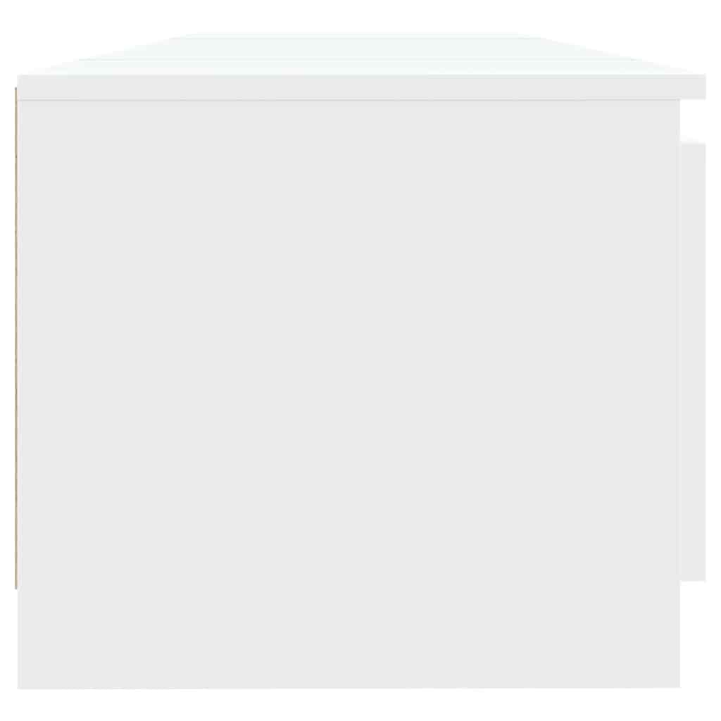 Έπιπλο Τηλεόρασης με LED Λευκό 140x40x35,5 εκ. 11