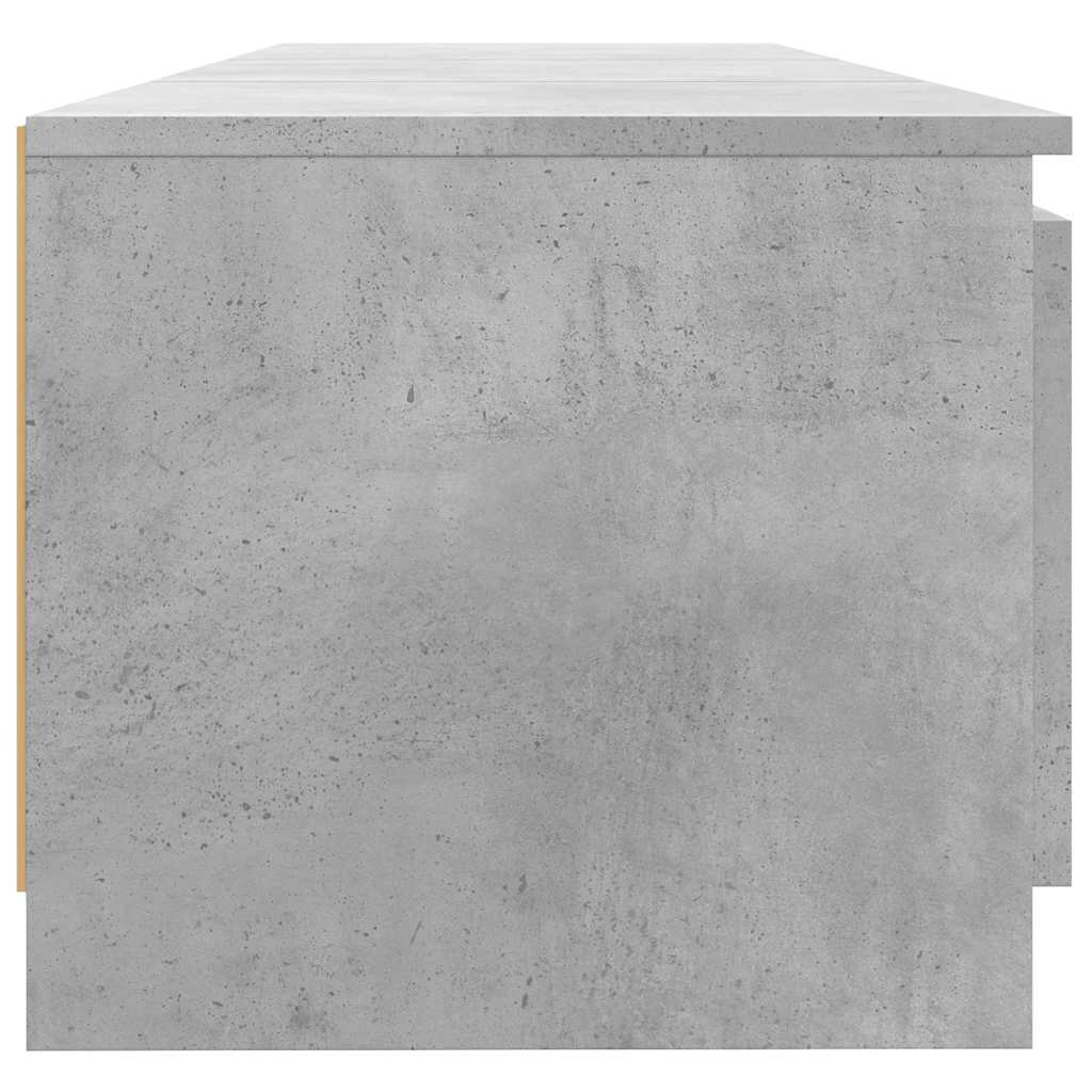 Έπιπλο Τηλεόρασης με LED Γκρι Σκυροδέματος 140x40x35,5 εκ. 11