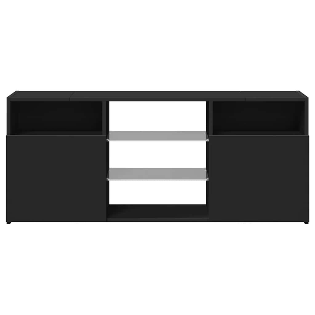 Έπιπλο Τηλεόρασης με LED Μαύρο 120x35x15,5 εκ. 7