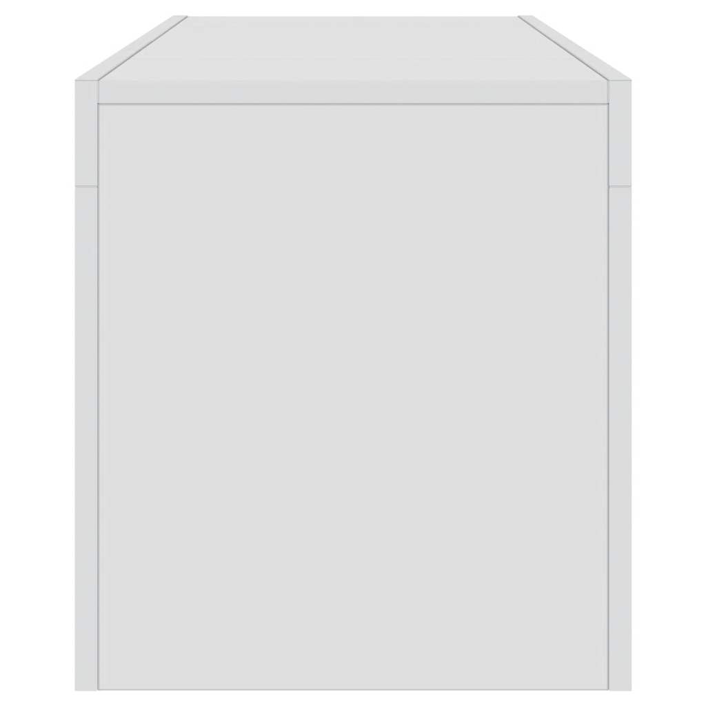 Έπιπλο Τηλεόρασης με LED Γυαλιστερό Λευκό 120 x 35 x 40 εκ. 6
