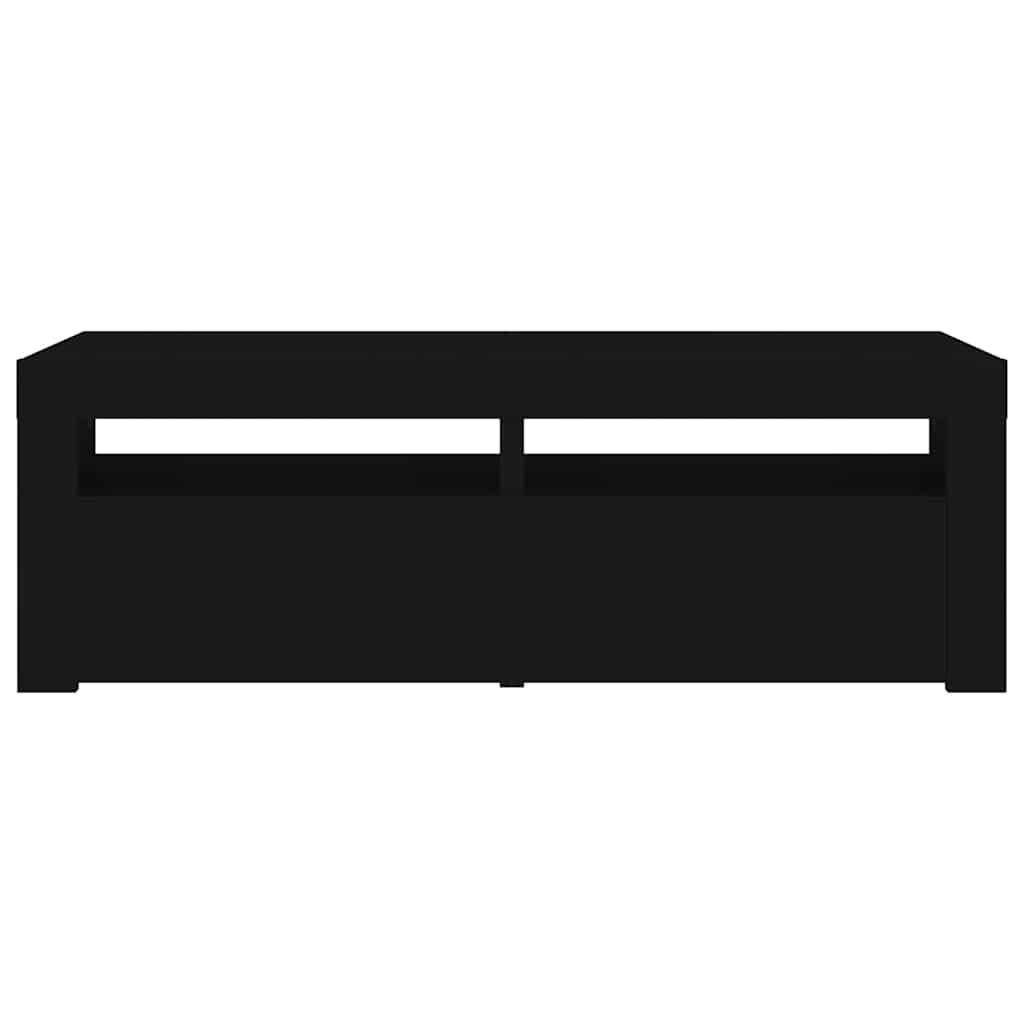 Έπιπλο Τηλεόρασης με LED Μαύρο 120x35x40 εκ. 8