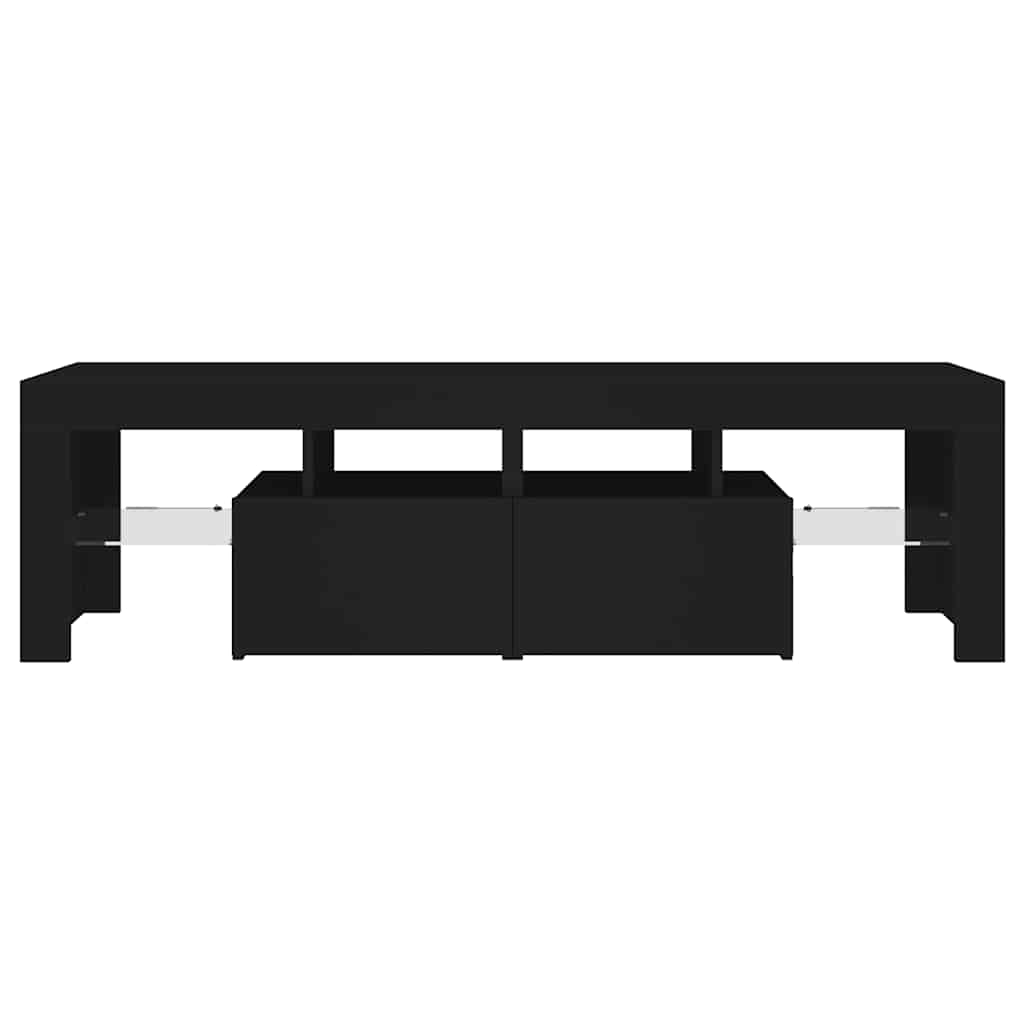 Έπιπλο Τηλεόρασης με LED Μαύρο 140 x 36,5 x 40 εκ. 8