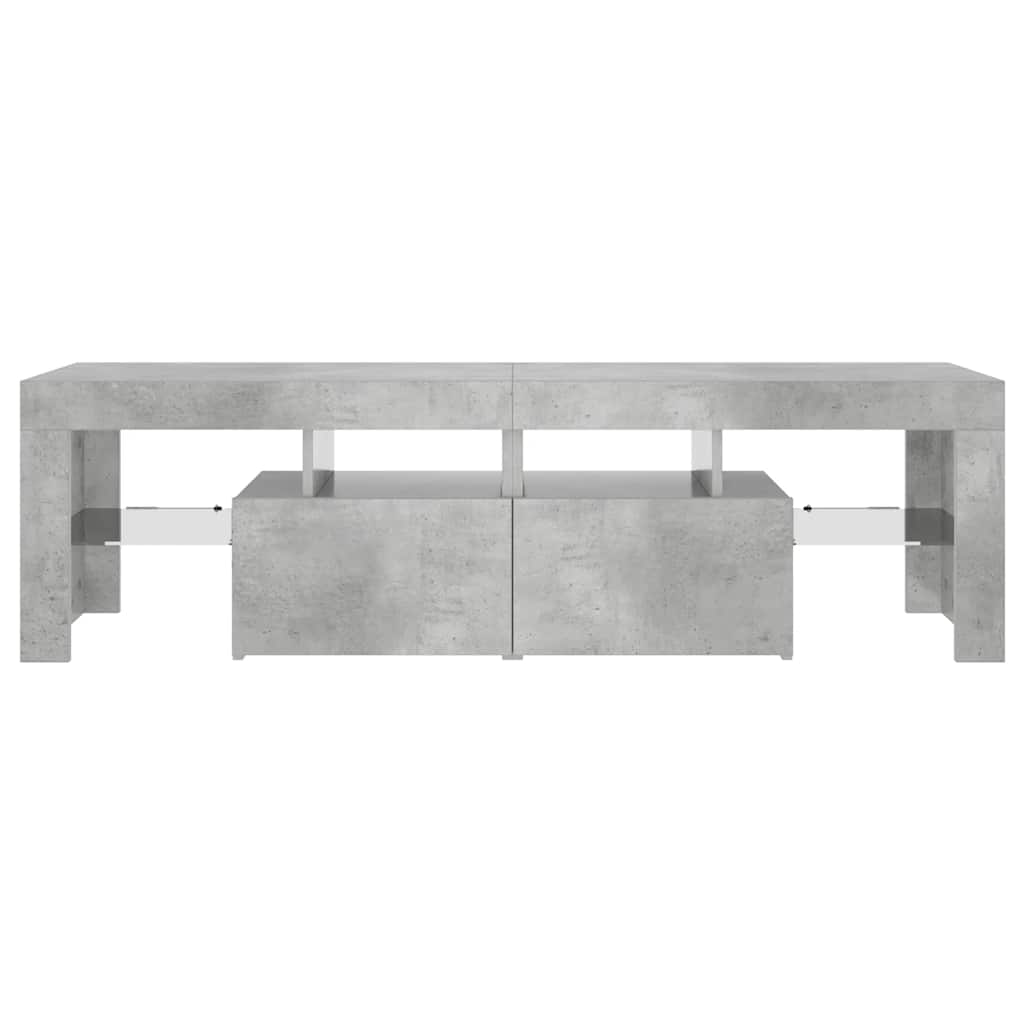 Έπιπλο Τηλεόρασης με LED Γκρι Σκυρ. 140 x 36,5 x 40 εκ. 8