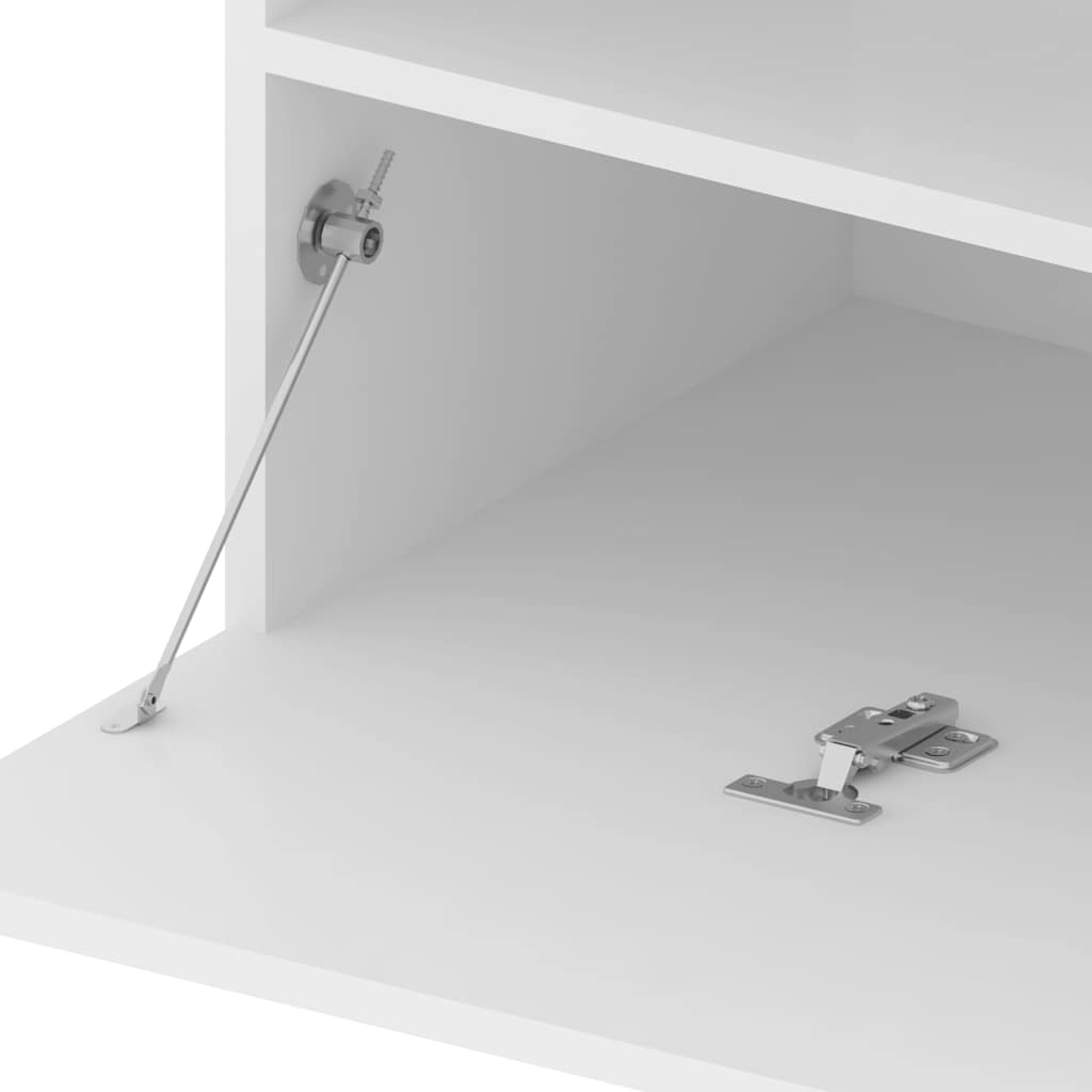 Έπιπλα Τηλεόρασης με LED 2 τεμ. Λευκό 75 x 35 x 40 εκ. 12