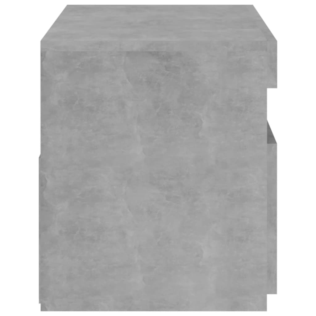 Έπιπλο Τηλεόρασης με LED Γκρι Σκυροδέματος 75 x 35 x 40 εκ. 10