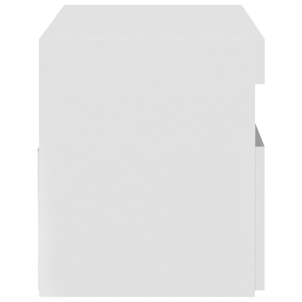 Έπιπλο Τηλεόρασης με LED Γυαλιστερό Λευκό 75 x 35 x 40 εκ. 10