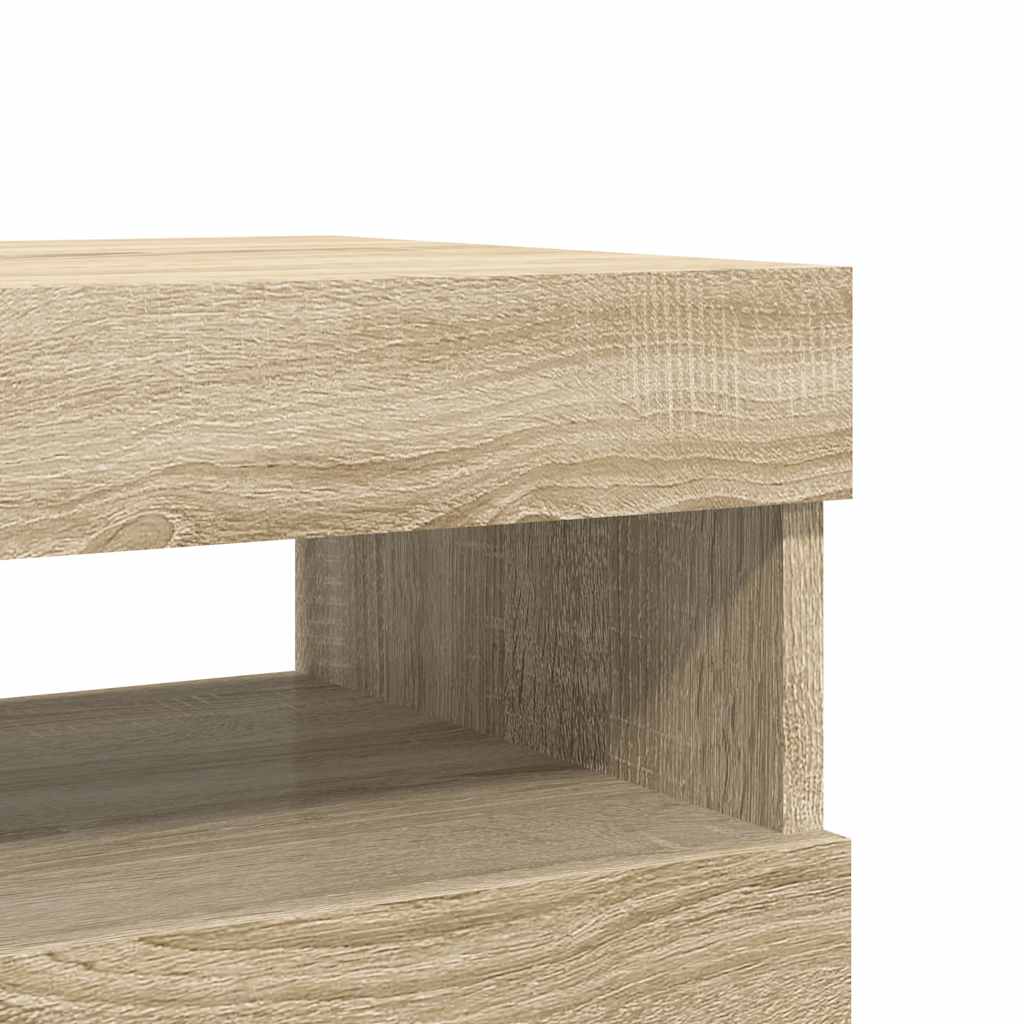 Έπιπλα Τηλεόρασης με LED 2 τεμ. Sonoma Δρυς 60 x 35 x 40 εκ. 12