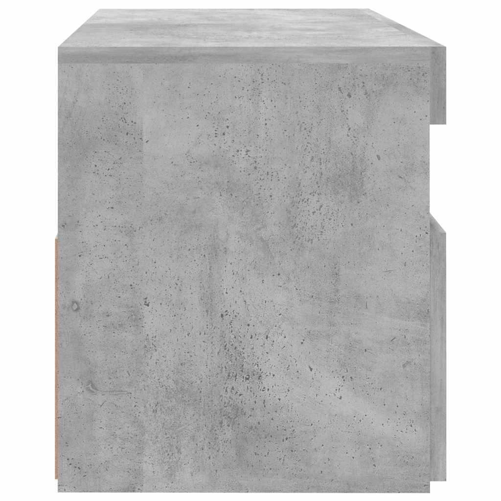 Έπιπλο Τηλεόρασης με LED Γκρι Σκυροδέματος 60 x 35 x 40 εκ. 12