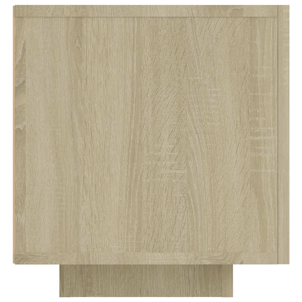 Έπιπλο Τηλεόρασης με LED Sonoma Δρυς 160 x 35 x 40 εκ. 10