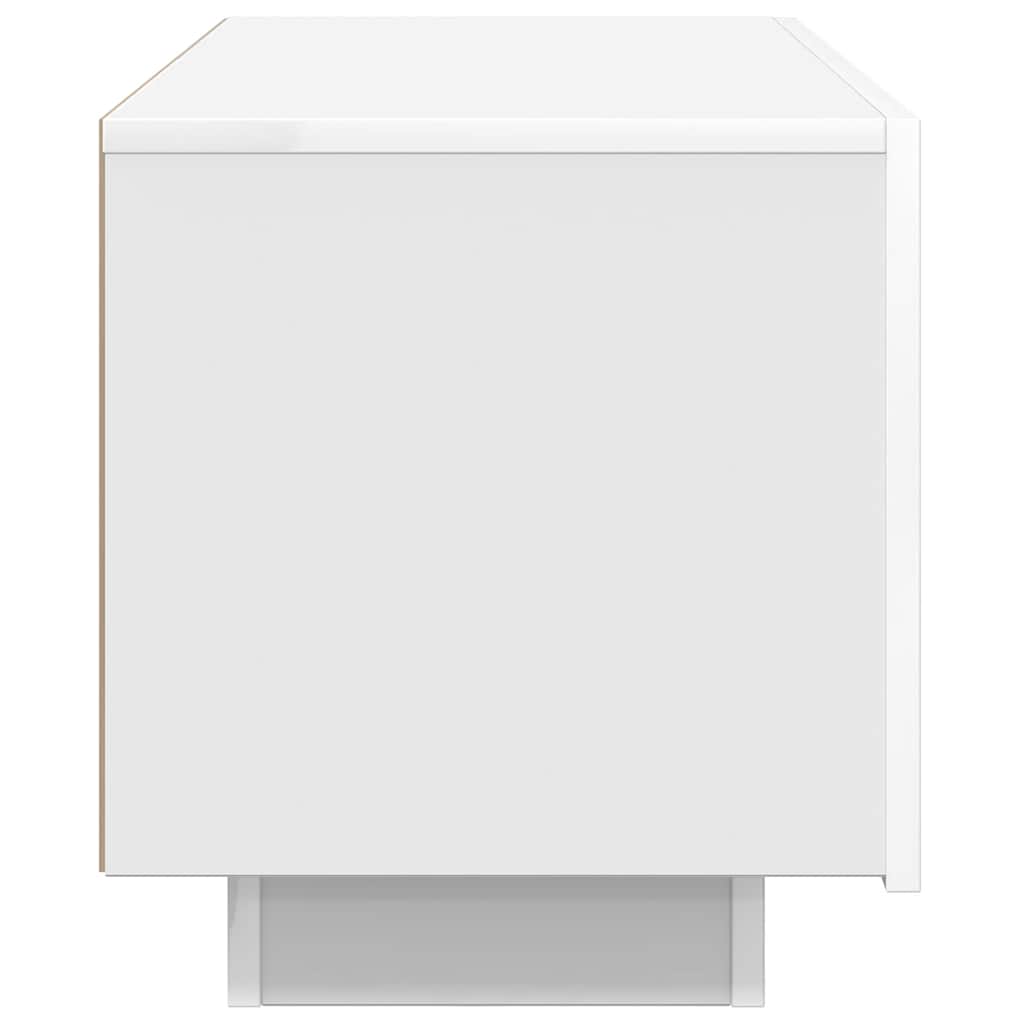 Έπιπλο Τηλεόρασης Λευκό 100 x 35 x 40 εκ. Επεξ. Ξύλο 5