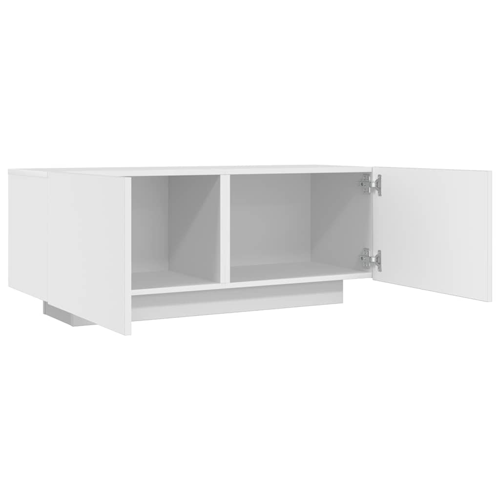 Έπιπλο Τηλεόρασης Λευκό 100 x 35 x 40 εκ. Επεξ. Ξύλο 7