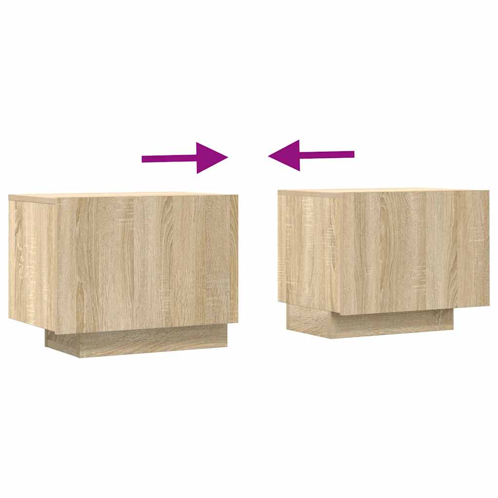 Έπιπλο Τηλεόρασης Sonoma Δρυς 100x35x40 εκ. Επεξ. Ξύλο 8