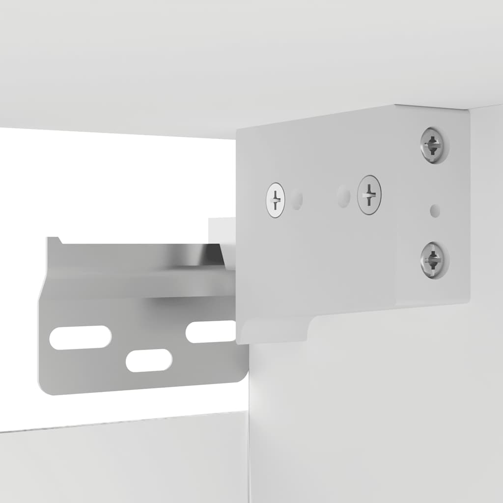 Έπιπλα Τηλεόρασης Κρεμαστά 2 Τεμαχίων Λευκά 30,5 x 30 x 30 εκ. 10