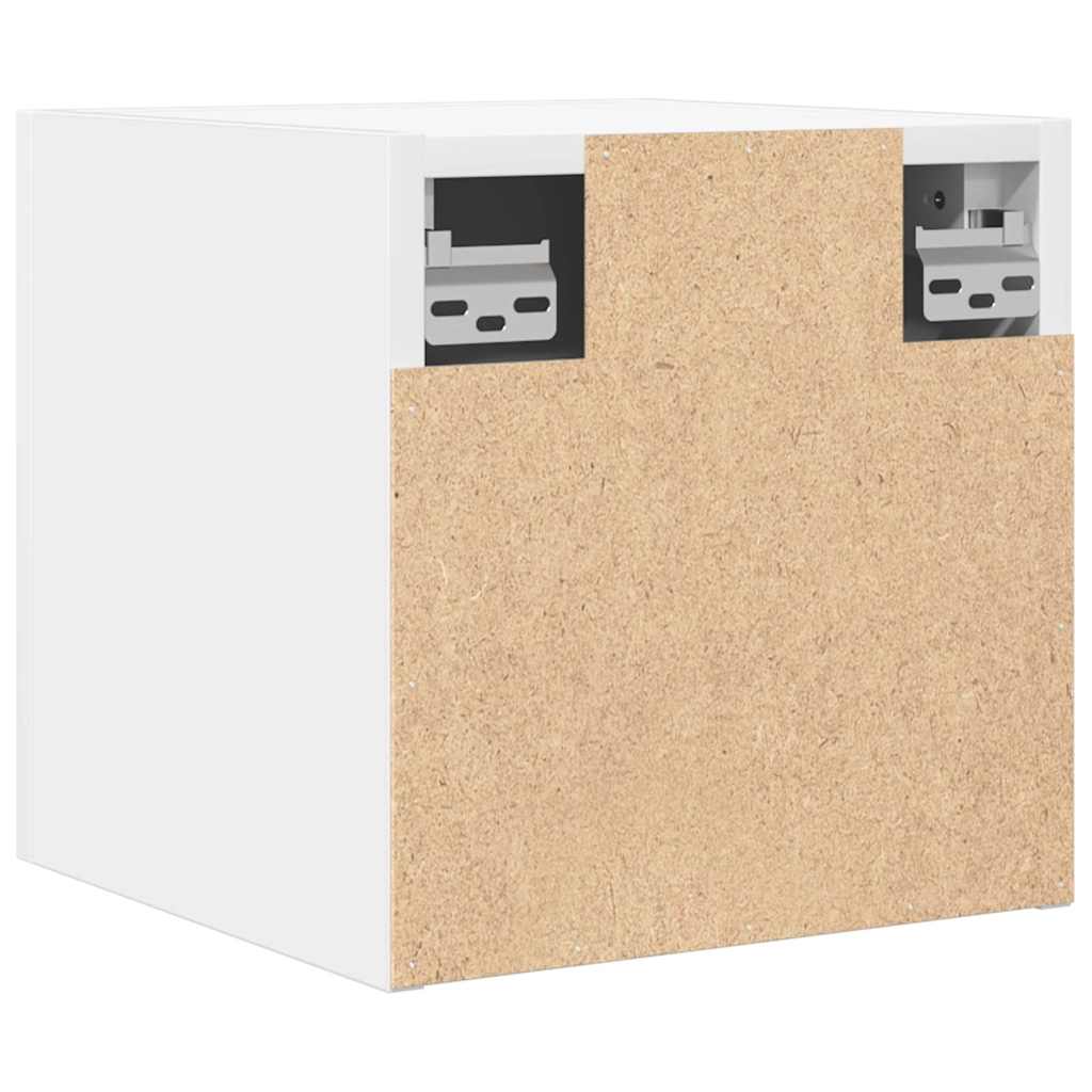 Έπιπλα Τηλεόρασης Κρεμαστά 2 Τεμαχίων Λευκά 30,5 x 30 x 30 εκ. 7