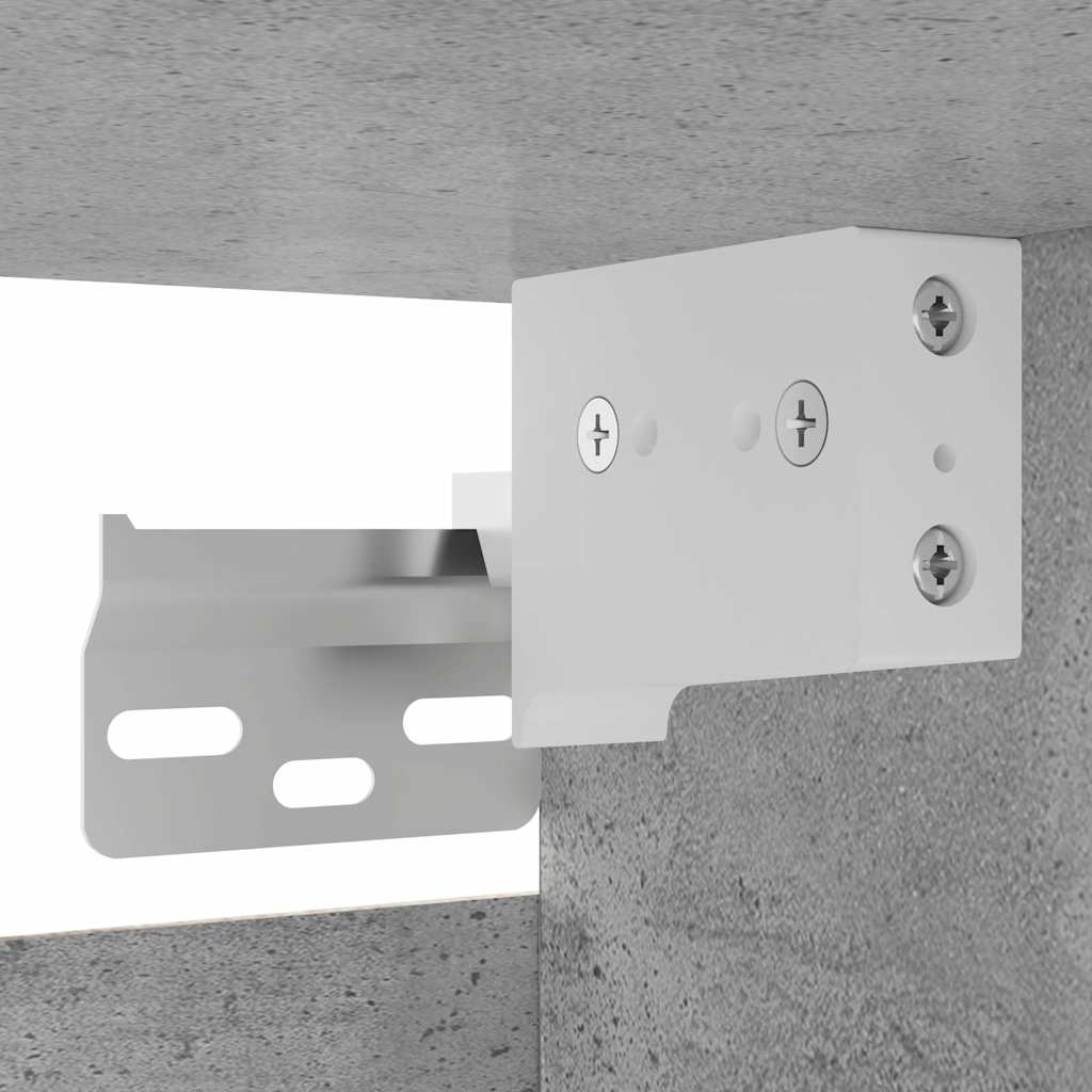 Έπιπλα Τηλεόρασης Κρεμαστά 2 τεμ. Γκρι Σκυρ. 30,5 x 30 x 30 εκ. 10