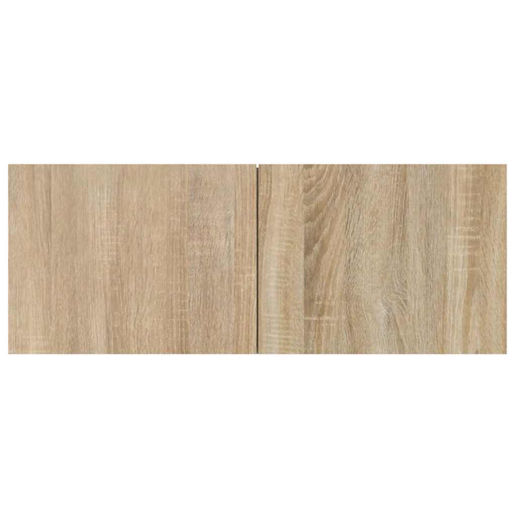 Έπιπλα Τηλεόρασης 2 τεμ. Sonoma Δρυς 80x30x30 εκ. Επεξ. Ξύλο 6