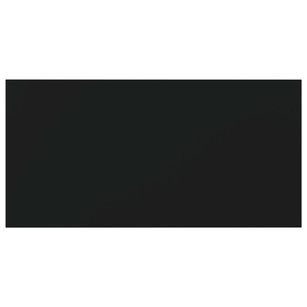 Ράφια Βιβλιοθήκης 4 τεμ. Μαύρα 40x20x1,5 εκ. από Επεξ.Ξύλο 4