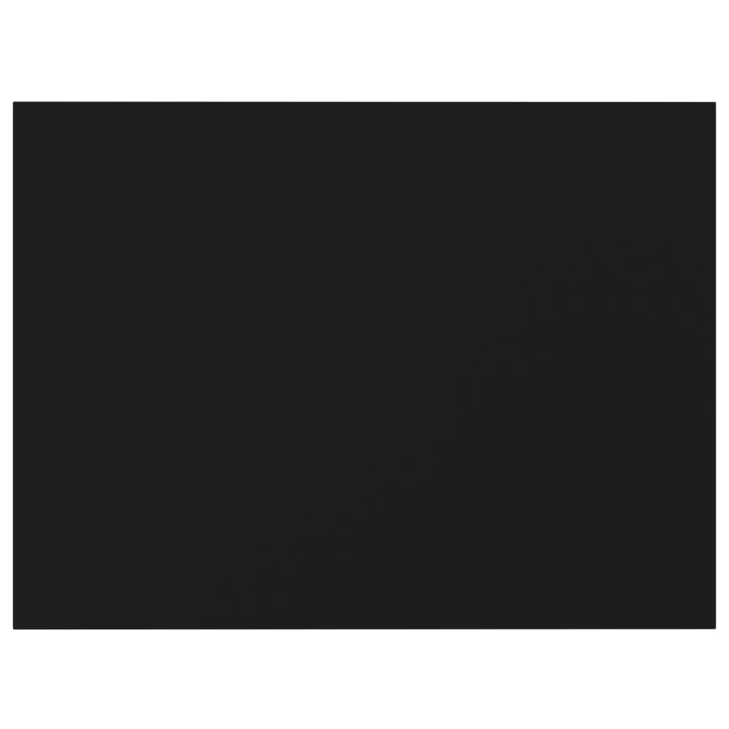 Ράφια Βιβλιοθήκης 4 τεμ. Μαύρα 40x30x1,5 εκ. από Επεξ.Ξύλο 4