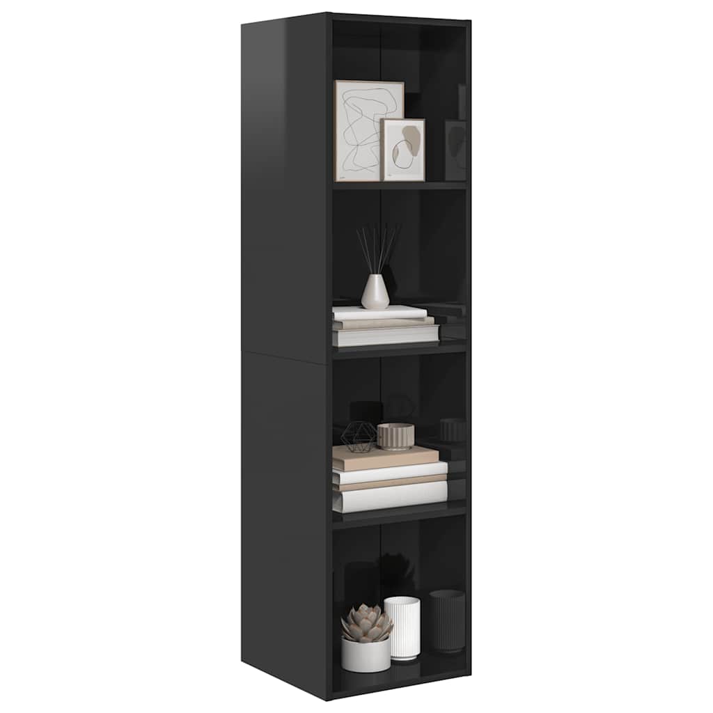Έπιπλο Τηλεόρασης Κρεμαστό Γυαλ.Γκρι 37x37x142,5 εκ Επεξ. Ξύλο 6