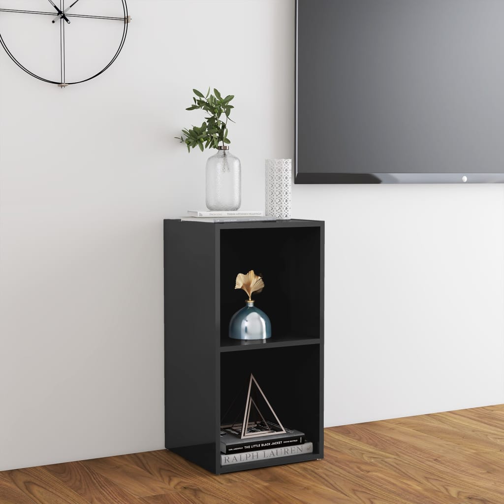 Έπιπλο Τηλεόρασης Γυαλιστερό Γκρι 72x35x36,5 εκ. Επεξ. Ξύλο 4