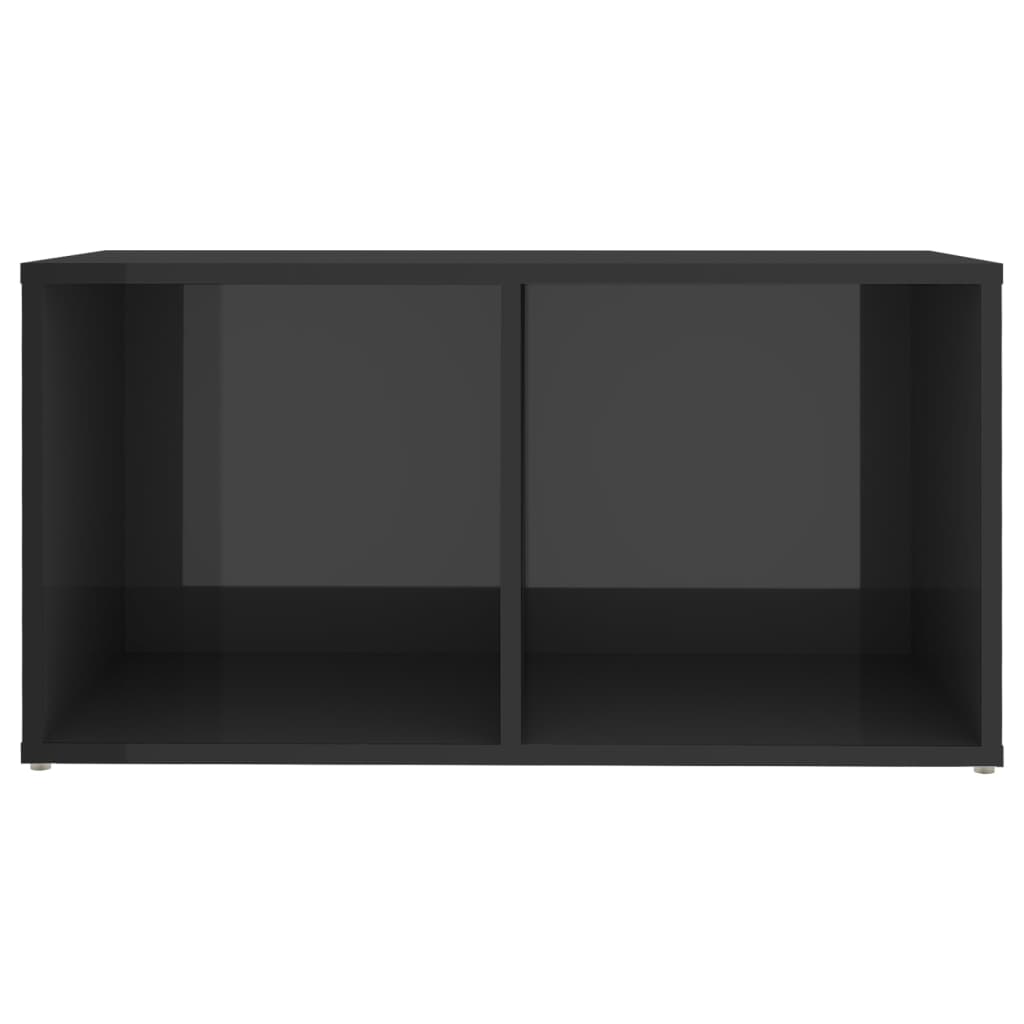Έπιπλο Τηλεόρασης Γυαλιστερό Γκρι 72x35x36,5 εκ. Επεξ. Ξύλο 5