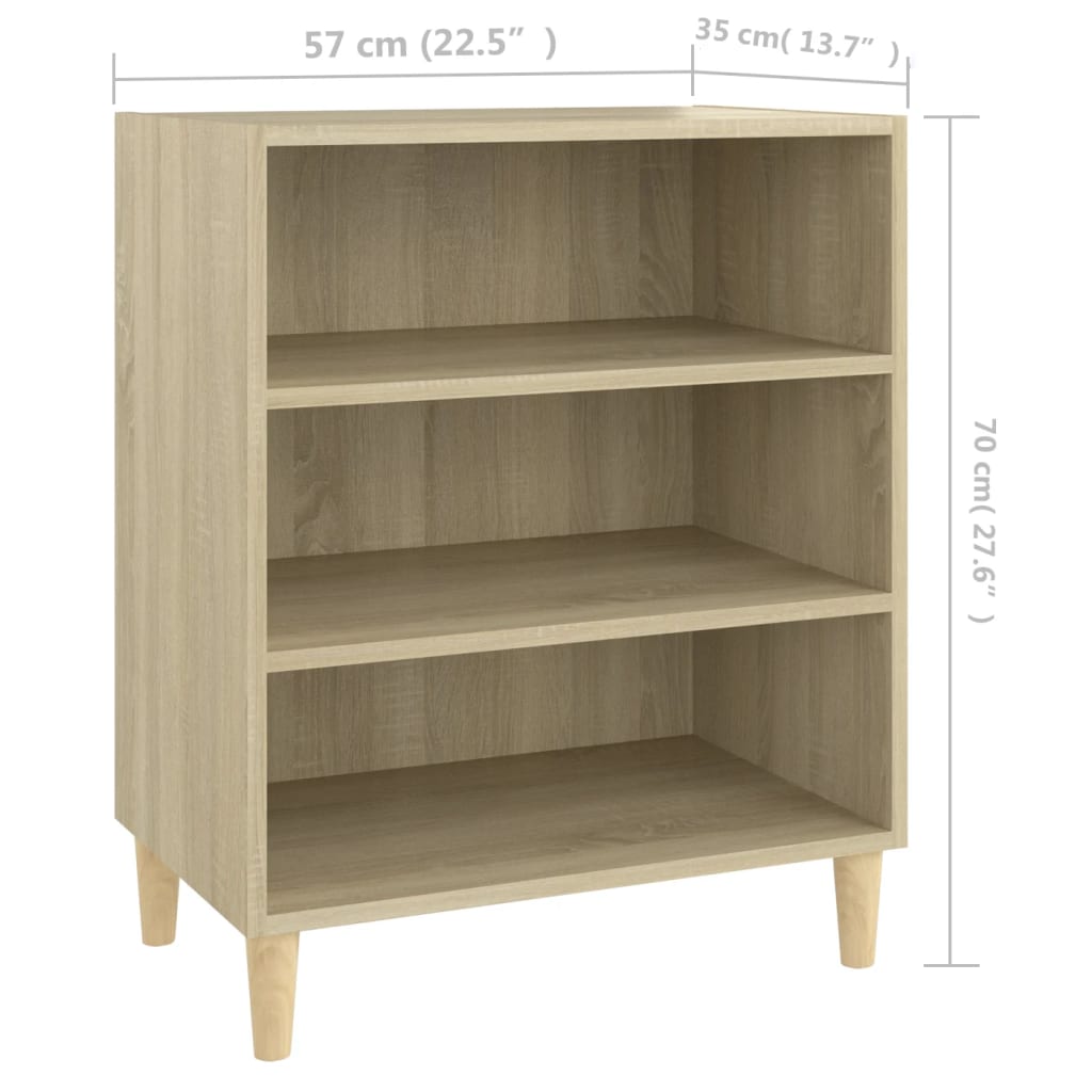 Ραφιέρα Sonoma Δρυς 57 x 35 x 70 εκ. από Μοριοσανίδα 6