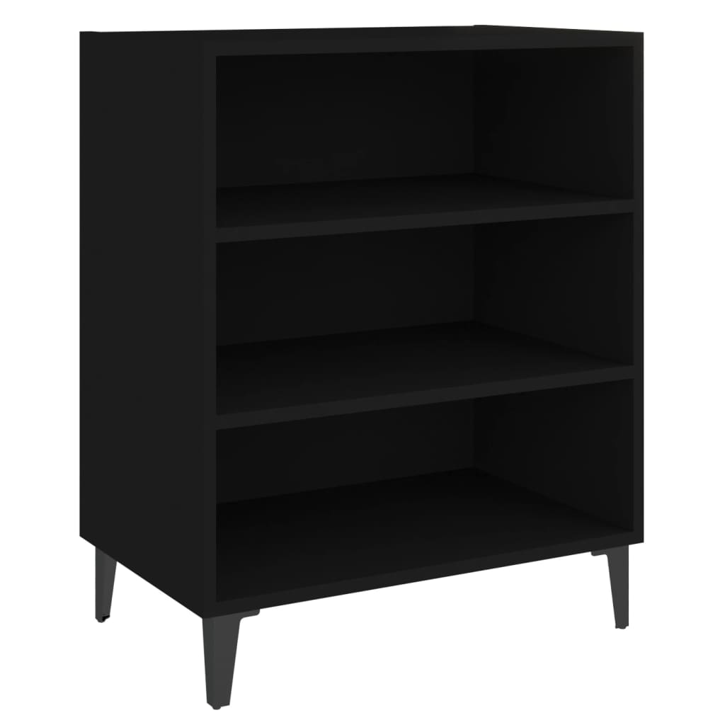 Ραφιέρα Μαύρη 57 x 35 x 70 εκ. από Μοριοσανίδα 2