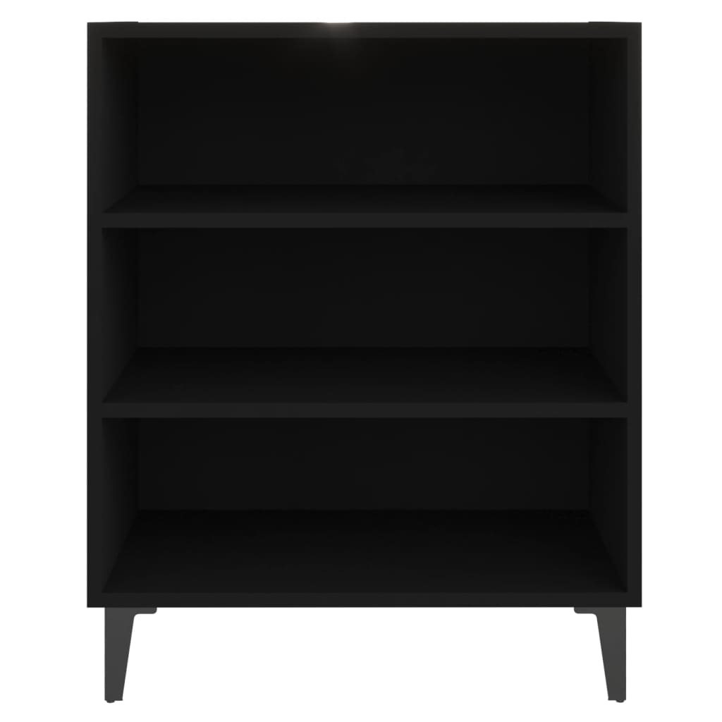 Ραφιέρα Μαύρη 57 x 35 x 70 εκ. από Μοριοσανίδα 4