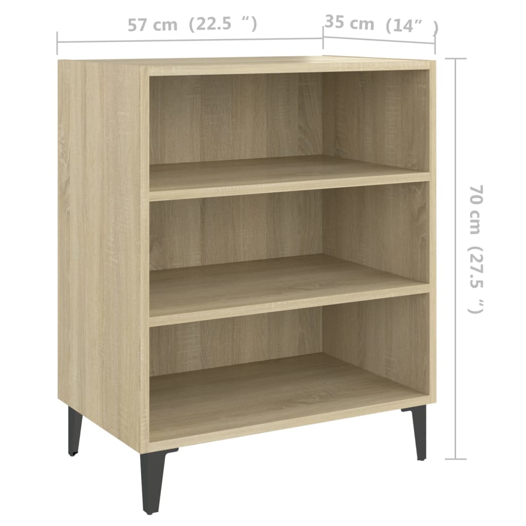 Ραφιέρα Sonoma Δρυς 57 x 35 x 70 εκ. από Μοριοσανίδα 6