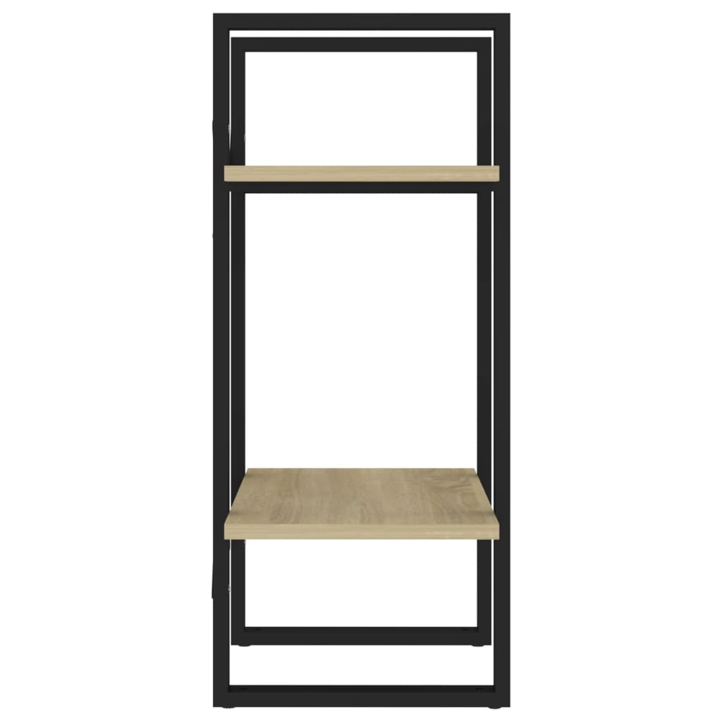 Βιβλιοθήκη με 2 Ράφια Sonoma Δρυς 40 x 30 x 70 εκ. Επεξ. Ξύλο 6