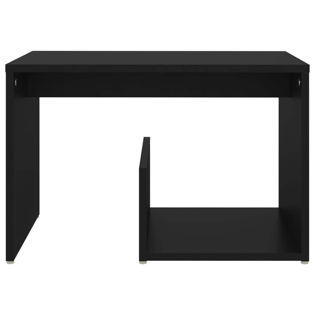 Τραπεζάκι Βοηθητικό Μαύρο 59 x 36 x 38 εκ. από Επεξ. Ξύλο 4