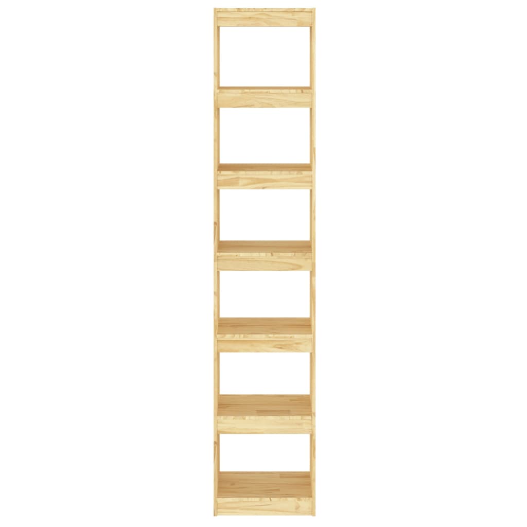 Βιβλιοθήκη/Διαχωριστικό Χώρου 40x30x199 εκ. Μασίφ Ξύλο Πεύκου 5