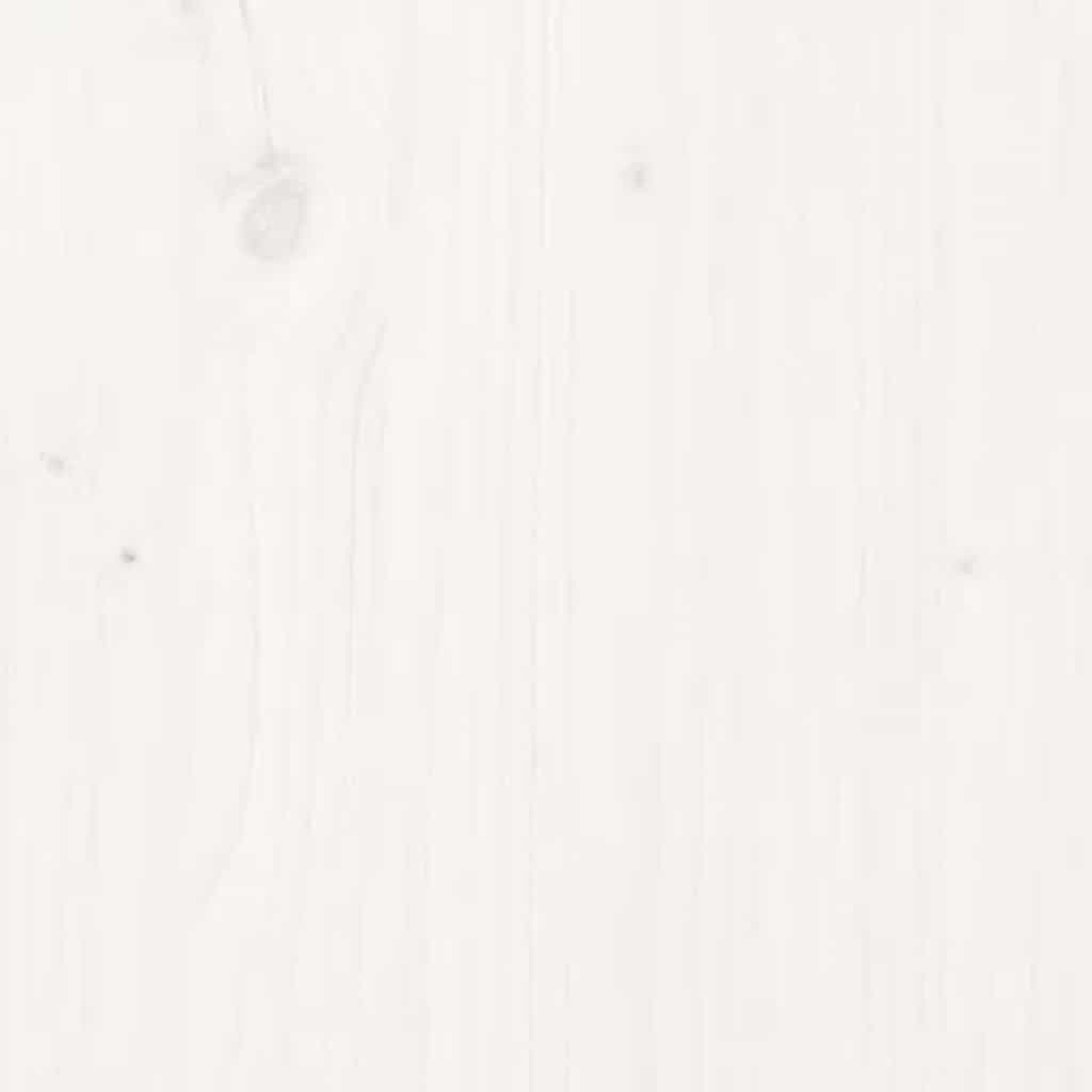 Βιβλιοθήκη/Διαχωριστικό Χώρου Λευκή 80x30x199,5 εκ. Μασίφ Πεύκο 7