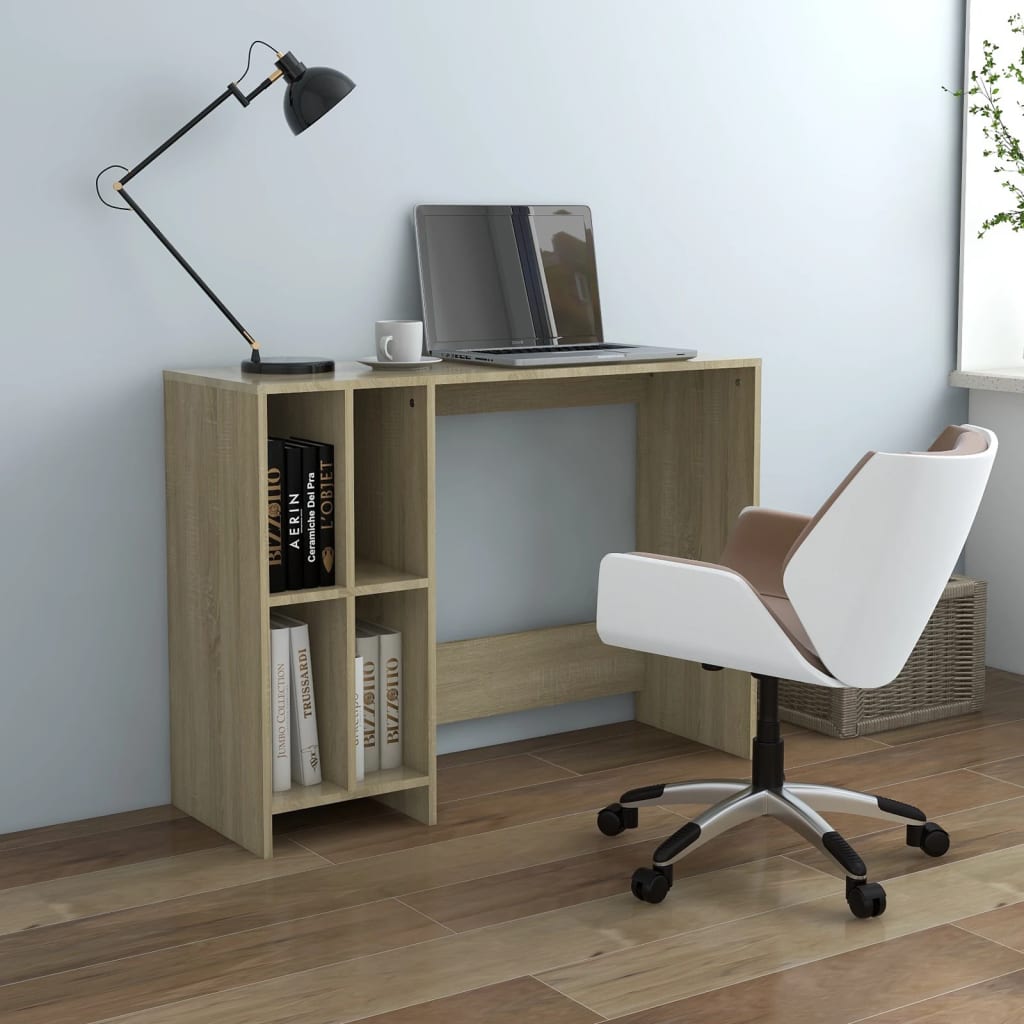 Γραφείο Notebook Sonoma Oak 102,5 x 35 x 75 εκ. από Επεξ. Ξύλο 1