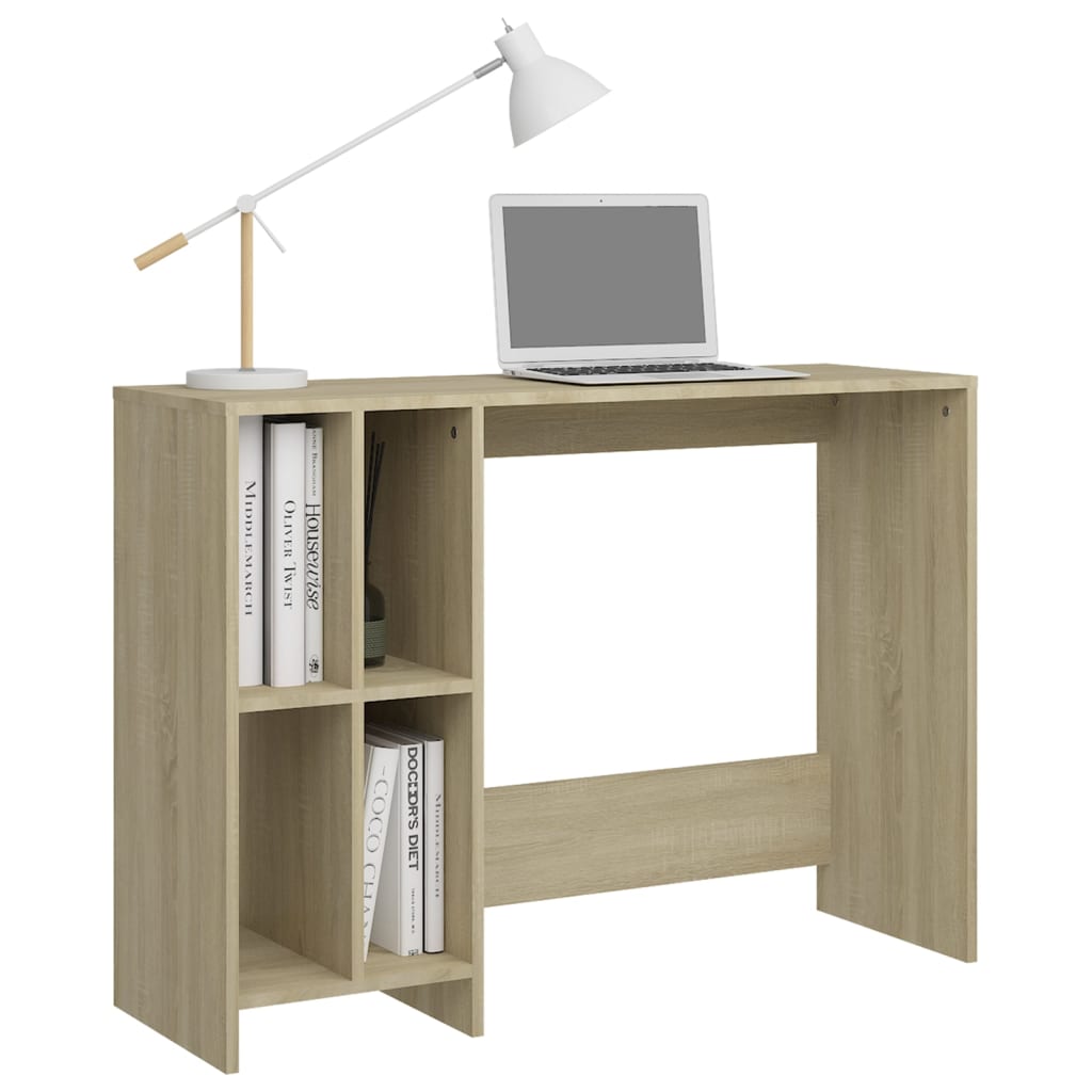 Γραφείο Notebook Sonoma Oak 102,5 x 35 x 75 εκ. από Επεξ. Ξύλο 5
