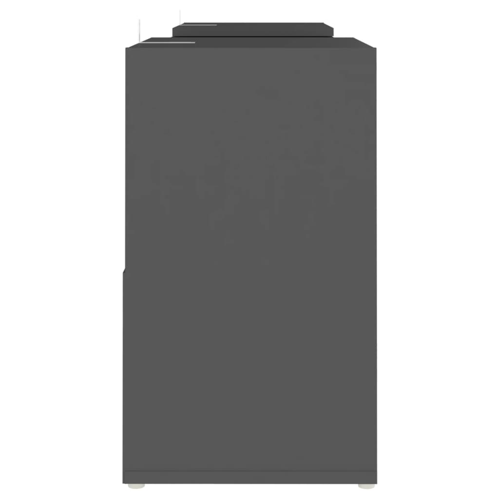 Έπιπλο Τηλεόρασης Γκρι 104 x 30 x 52 εκ. από Επεξ. Ξύλο 4