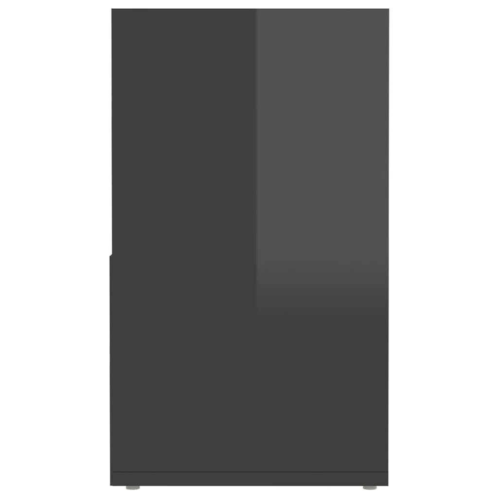 Έπιπλο Τηλεόρασης Γυαλιστερό Γκρι 149x30x52 εκ. Επεξ. Ξύλο 7