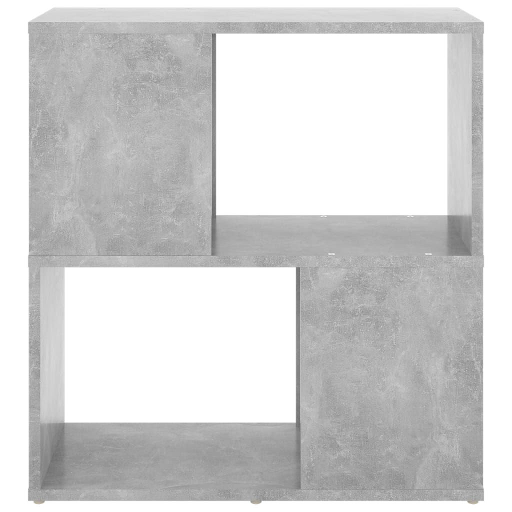 Βιβλιοθήκη Γκρι Σκυροδέματος 60 x 24 x 63 εκ. από Μοριοσανίδα 3