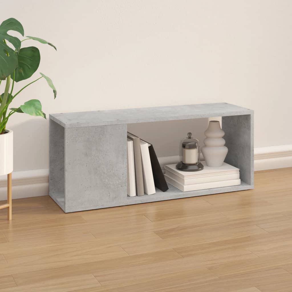 Έπιπλο Τηλεόρασης Γκρι Σκυροδέματος 80x24x32 εκ. Μοριοσανίδα 3