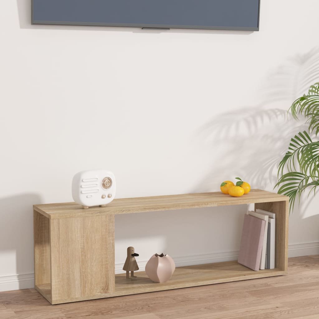 Έπιπλο Τηλεόρασης Sonoma Δρυς 100 x 24 x 32 εκ. Επεξεργ. Ξύλο 1
