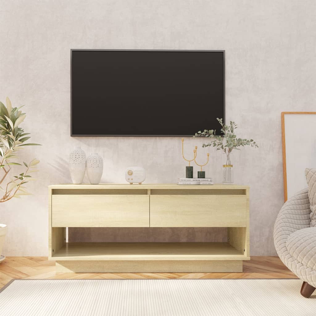 Έπιπλο Τηλεόρασης Sonoma Δρυς 102x41x44 εκ. Επεξ. Ξύλο 1