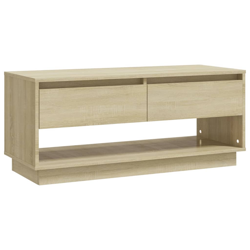 Έπιπλο Τηλεόρασης Sonoma Δρυς 102x41x44 εκ. Επεξ. Ξύλο 2