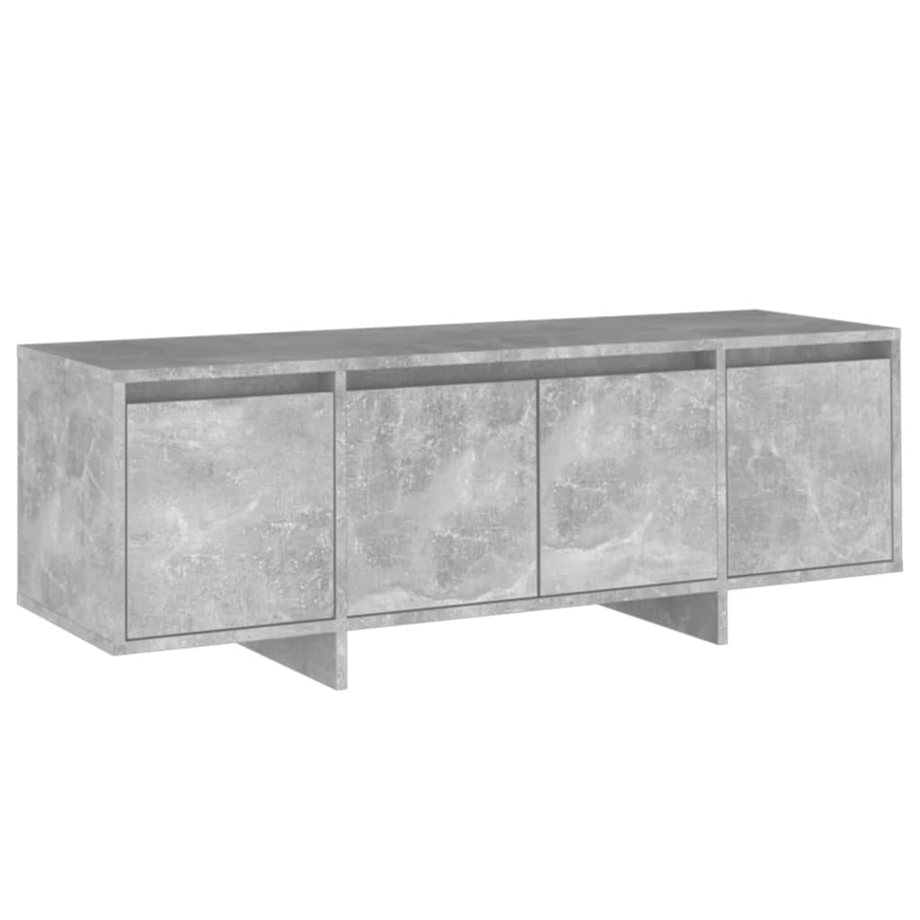 Έπιπλο Τηλεόρασης Γκρι Σκυροδέματος 120x30x40,5 εκ. Επεξ. Ξύλο 2