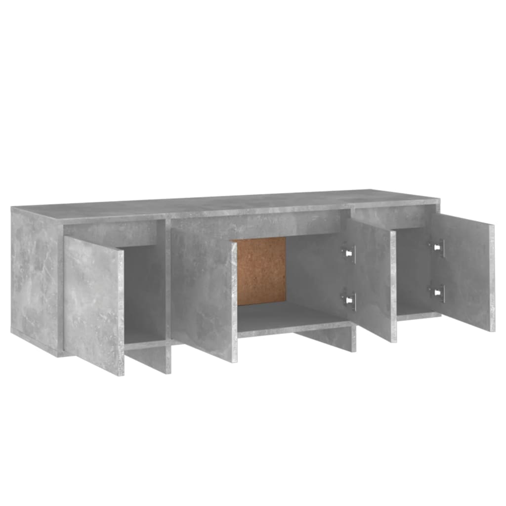 Έπιπλο Τηλεόρασης Γκρι Σκυροδέματος 120x30x40,5 εκ. Επεξ. Ξύλο 7