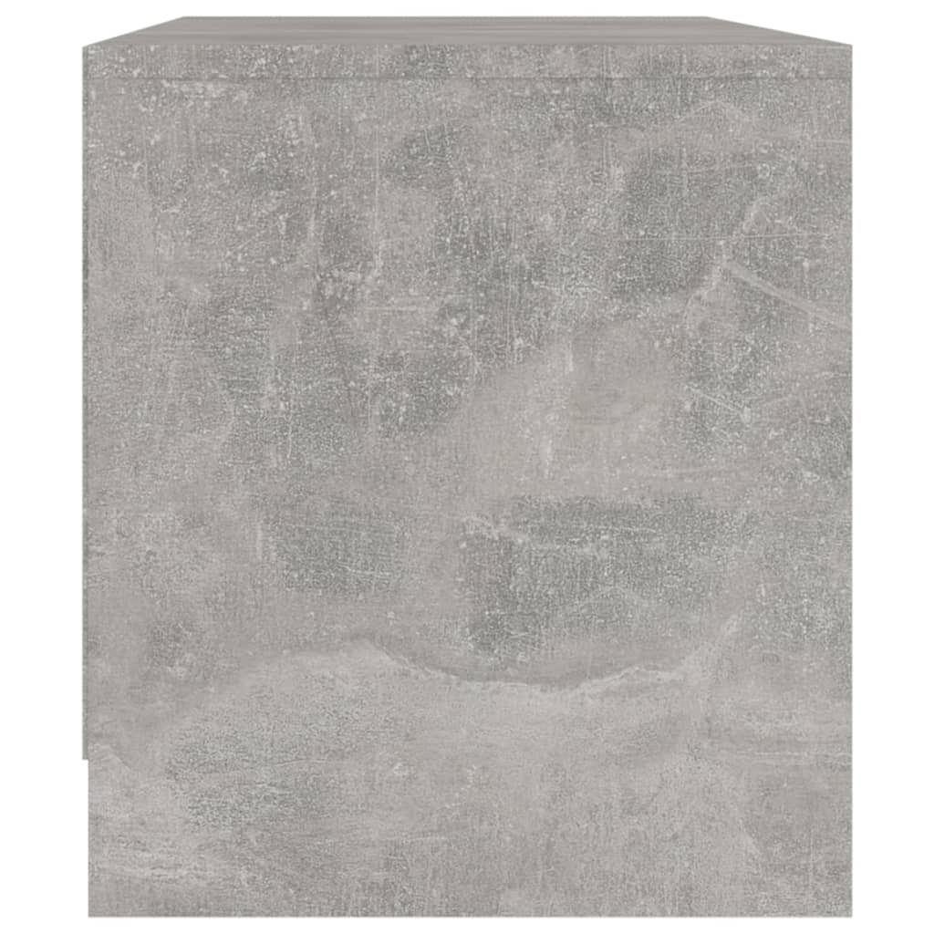 Έπιπλο Τηλεόρασης Γκρι Σκυροδέματος 90x35x40 εκ. Επεξ. Ξύλο 6