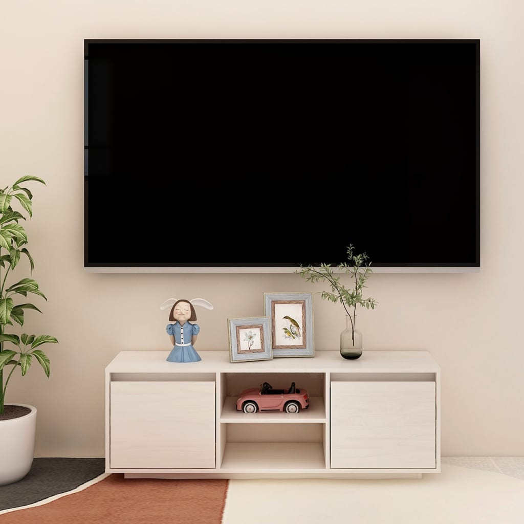 Έπιπλο Τηλεόρασης 110 x 30 x 40 εκ. από Μασίφ Ξύλο Πεύκου 1