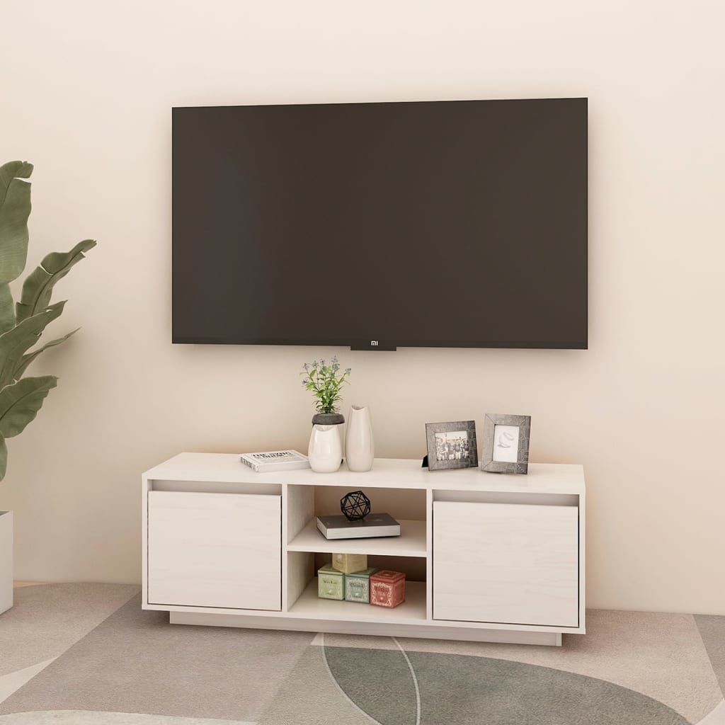 Έπιπλο Τηλεόρασης 110 x 30 x 40 εκ. από Μασίφ Ξύλο Πεύκου 3