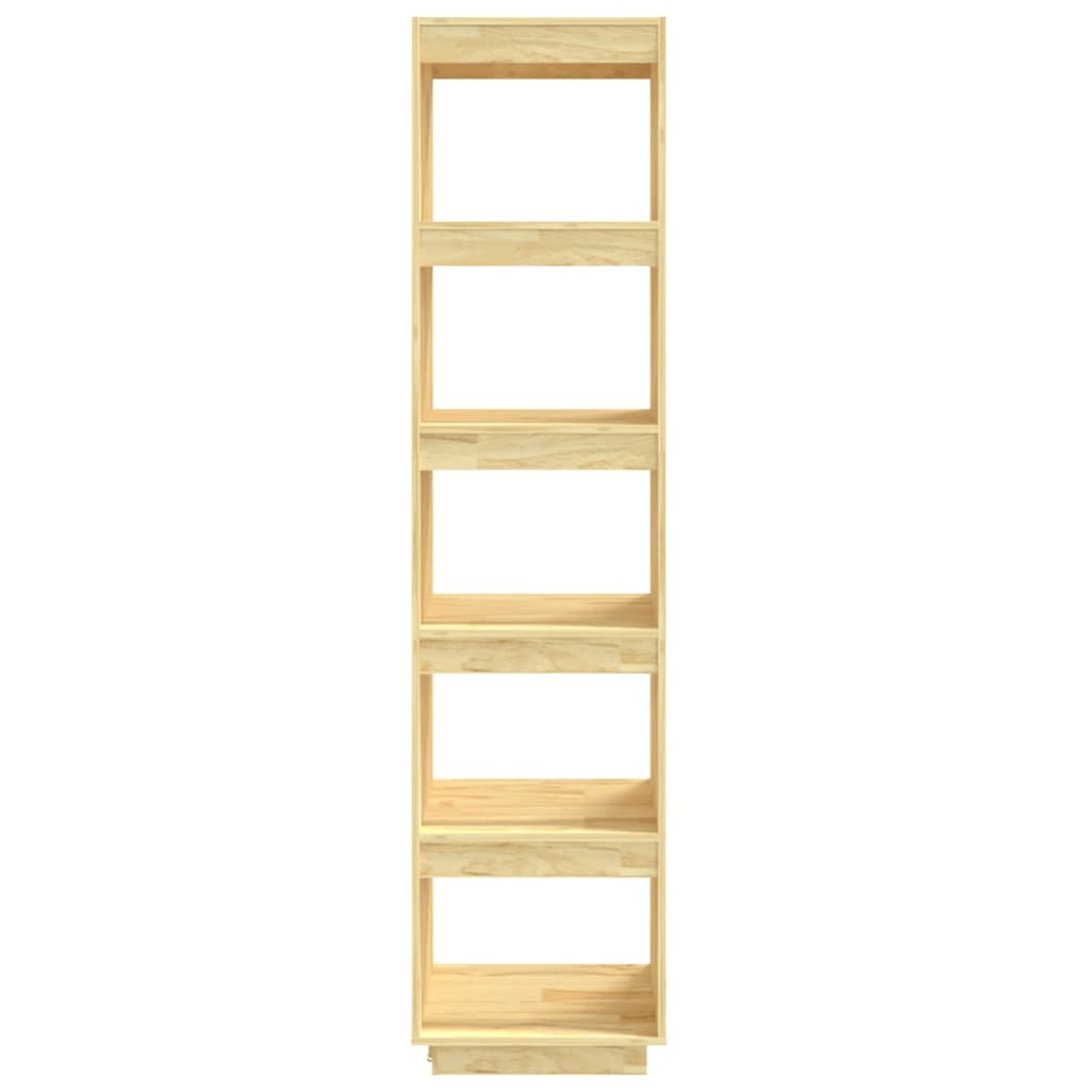 Βιβλιοθήκη/Διαχωριστικό Χώρου 40x35x167 εκ. Μασίφ Ξύλο Πεύκου 5