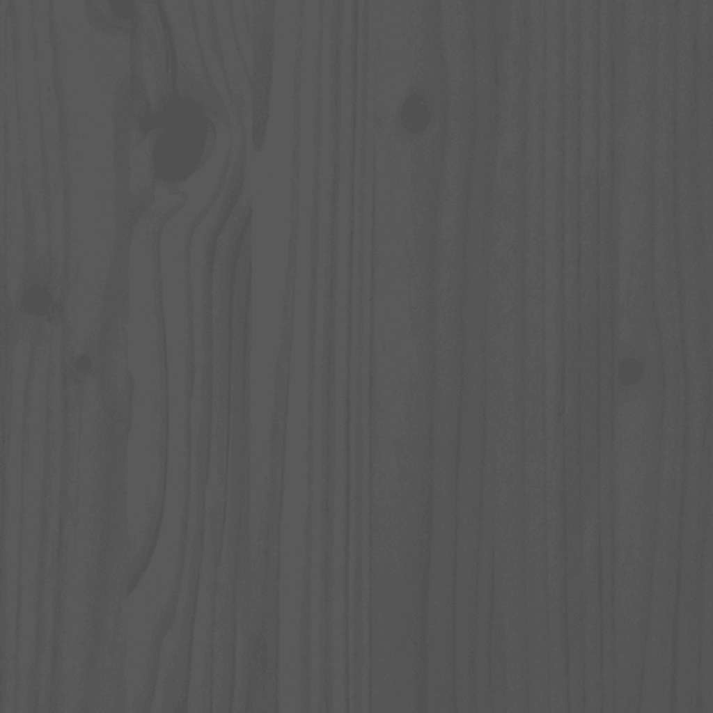 Βιβλιοθήκη Γκρι 60 x 35 x 71 εκ. από Μασίφ Ξύλο Πεύκου 7