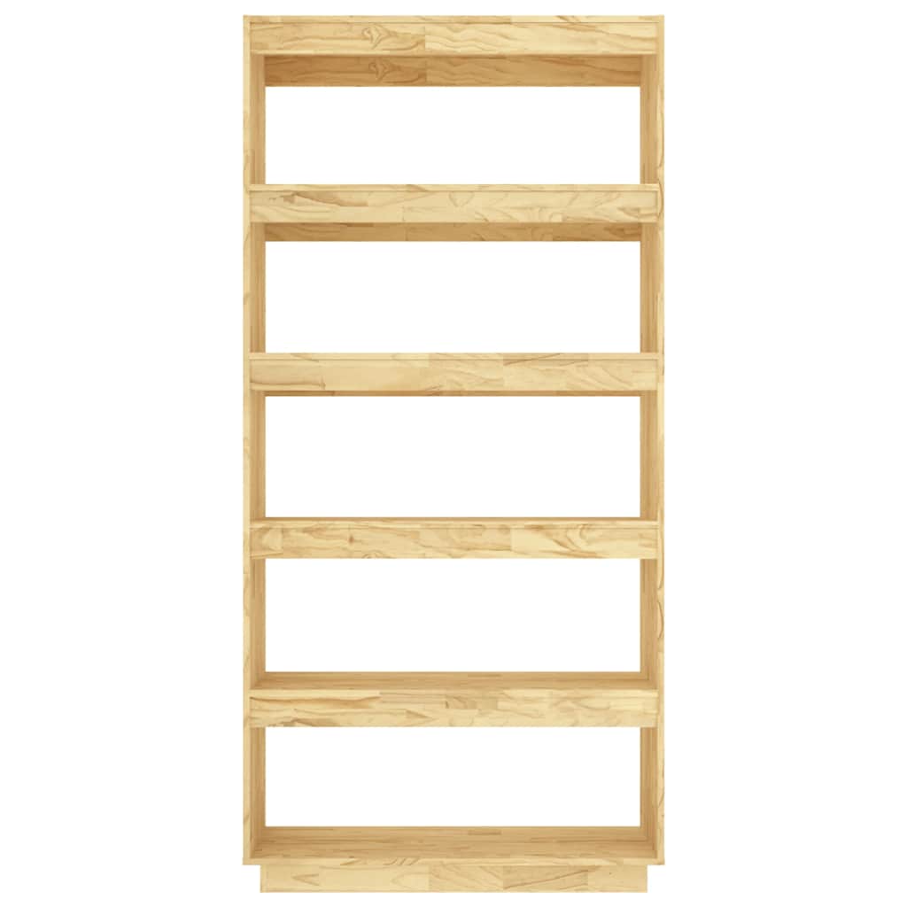 Βιβλιοθήκη/Διαχωριστικό Χώρου 80x35x167 εκ. Μασίφ Ξύλο Πεύκου 5